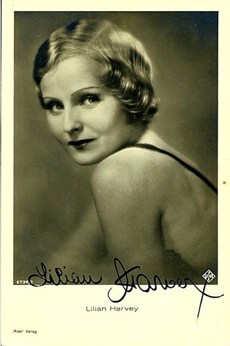 Lilian harvey autogramme - lilian,