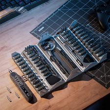 Präzisions Schraubendreher Set 180tlg Elektrisch 3-Gang für Brille Handy Uhren