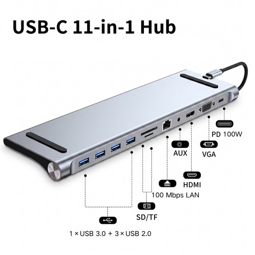 Usb c hub docking - 11,