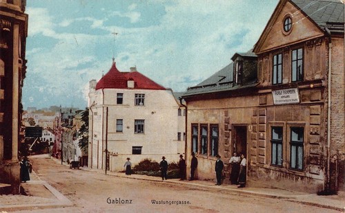 Alte postkarte gablonz - alte,