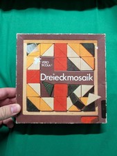 Vintage VERO Dreieckmosaik | Original DDR Holzspielzeug | Legespiel | 70er/80er