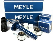 BMW 320 325 328 330 E46 2 x MEYLE GAS STOßDÄMPFER + DOMLAGER + STAUBSCHUTZ VORNE