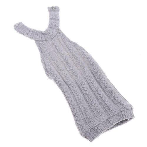 Doll backless knit sweater - backless,