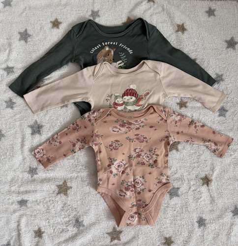 3er set baby langarm - set,