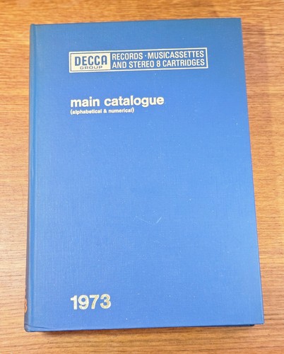 Decca group main catalogue - uk,