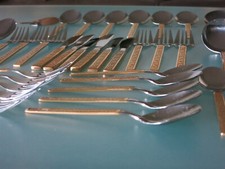 Vollständiger 38teiliger Bestecksatz der Marke Esmeyer mit edlen Griffen