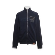 Napapijri, Fleecejacke, Herren, Größe: L, Blau/Beige, Baumwolle/Polyester #6nG