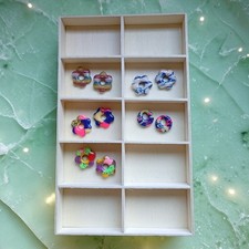Ohrringe blumen polymer - ohrringe,