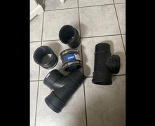 Wavin Crassus Set Muffe Abzweigbogen Bogen Reinigungsrohr