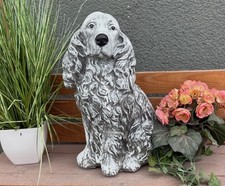 Steinfigur Cocker Spaniel