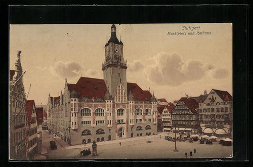 Ansichtskarte stuttgart - ansichtskarte,