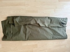 1939-45! 1m orig grüner Drillich Stoff Wehrmacht 2. Weltkrieg Feldbluse Feldhose