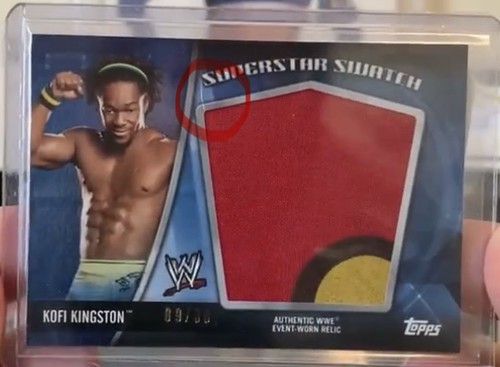Wwe kofi kingston 2010 topps - kofi,