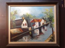 Vintage Ölgemälde -