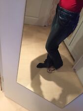 Damen Hose Jeans gr S 34/36 Krone Stickerei