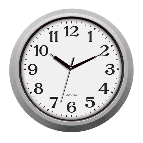 Quartz wanduhr silber - quartz-wanduhr, 29