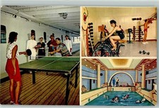39154679 - MS Italia Dampfer Schwimmbad AK Tischtennis