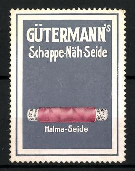 Reklamemarke halma seide - reklamemarke, halma-seide
