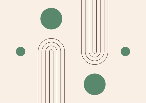 Geometric abstract wall - wall, art