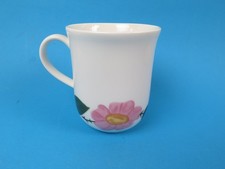 Villeroy & Boch Wild-Rose Kaffeebecher Hohe Tasse Henkelbecher handbemalt 10cm H