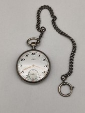 Omega Taschenuhr Emaille