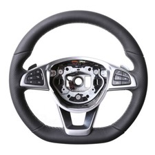 Mercedes Lenkrad W205 AMG W176 R172 R177 SLK SLC Neu Beziehen 6658