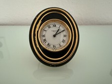 Original Cartier Paris Tischuhr / Reiseuhr / Reisewecker – Mechanisch – Oval
