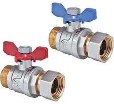 Messing Kugelhahn 1/2" 3/4" 1"