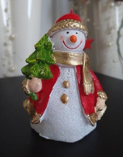 3D Weihnachtskerze Schneemann Figur Wachs Kerzen Kerzenfiguren Santa Weihnachten