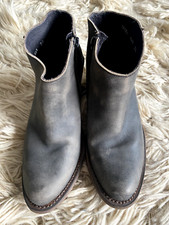 Ankleboot, Bootie, Cowboy-Stiefelette, Größe 37 - 38, grau, Sancho