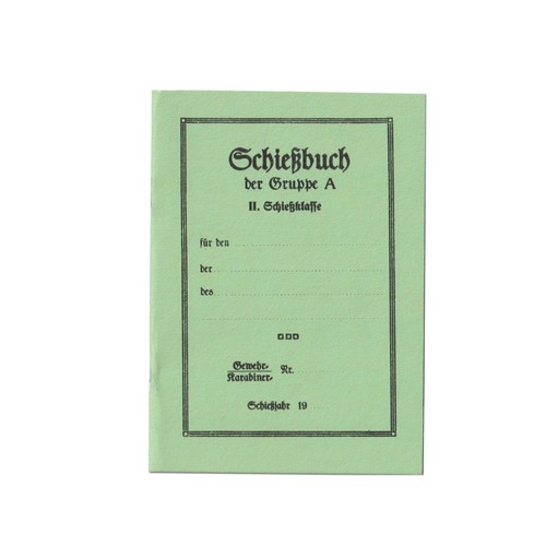 German ww2 schiessbuch - german,