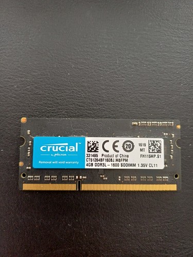 Crucial ddr3l ram 4gb 1600 - ddr3l,
