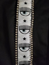 Chiara Ferragni jogginghose Strass Damen schwarz S neu mit Etikett