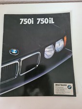 BMW E32 - 750i 750iL -  Prospekt / Katalog Übergröße - 01/1988 (AU1686)
