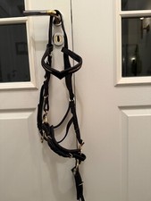 SABRO Hackamore, Elchleder, schwarz, gebisslos