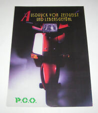 Prospekt / Broschüre PGO Galaxy 50 / PGO Star 50 / PGO Comet 50 - Motorroller