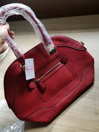 Handtasche rot bordeaux - rot,