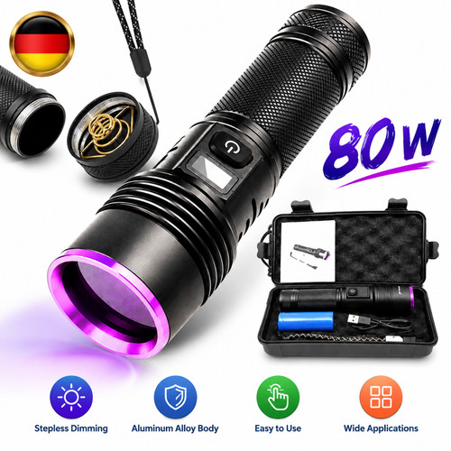 Taschenlampe schwarzlicht - uv,