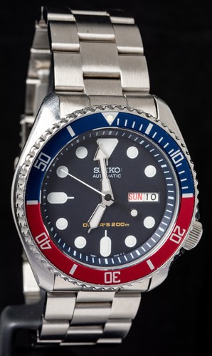 Seiko skx009 pepsi - seiko, navy