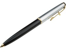 Montblanc III Serie Kugelschreiber Nr.38S Schwarz Silber Gold Hebelmechanik
