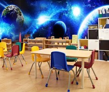 3D Blau Planet C1071 Tapete