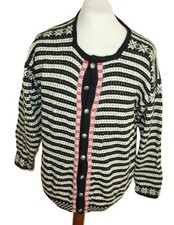 Oleana Herren Wolle  Islander Norweger Strickjacke ca. GR L