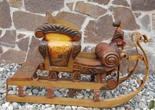 antiker Schlitten Samichlaus