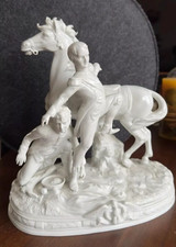 Porzellanfigur Napoleon Zu Pferde von Scheibe Alsbach 