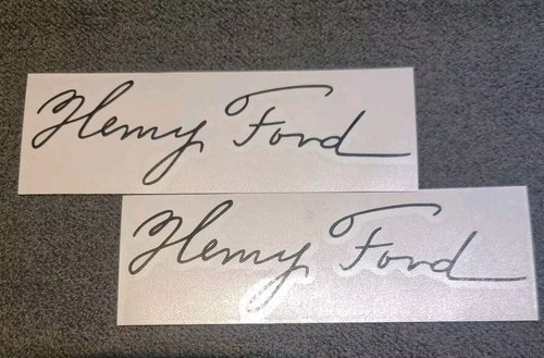 Henry ford signatur vinyl - signatur,