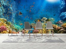 3D Ozean Koralle Fisch Q7781