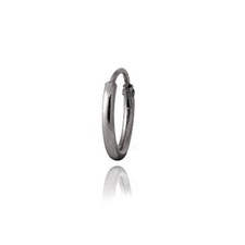 Schwarz Rhodium Overlay Silber