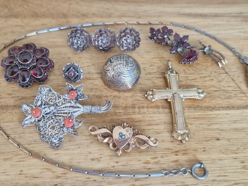 Konvolut antike schmuck - konvolut,
