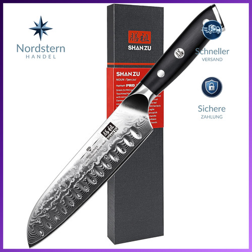 Kochmesser 18cm damast - kochmesser,