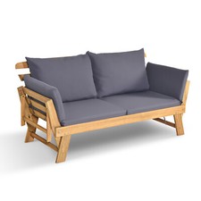 Gartenbank Schlafsofa